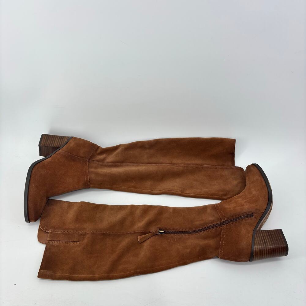 Naturalizer Kyrie Size 8 Knee High Brown Boots Leather Upper Womens - Picture 11 of 14